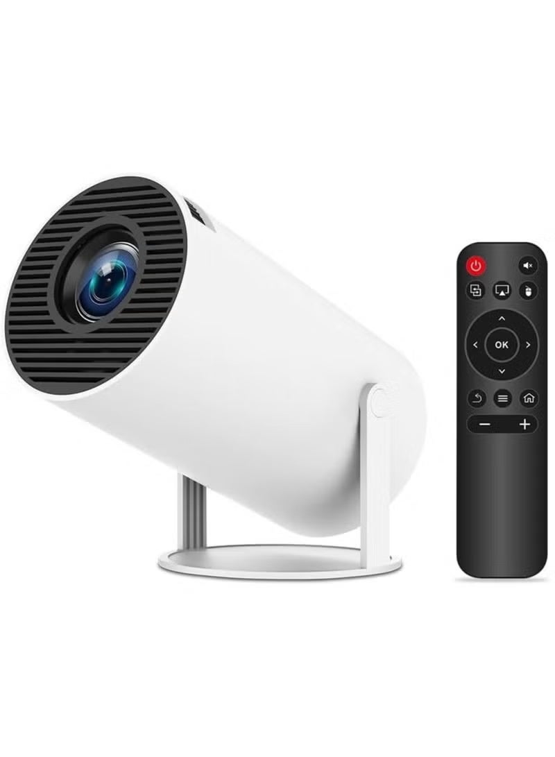 Denx Portable Smart Projector Full HD 1920×1080 | Android 12 Wireless Mini Projector with Built-in WiFi, 380° Adjustable Rotation for Home Entertainment, Movies, Streaming, and Office Use - Image 1